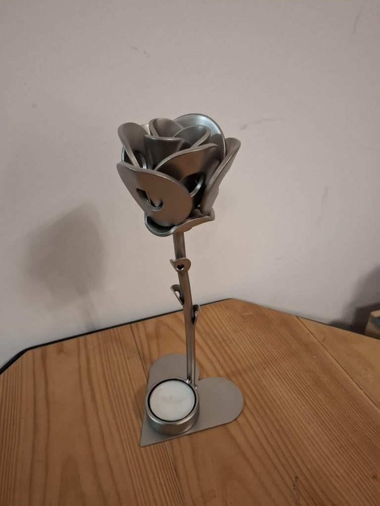 Handgemaakte RVS roos – 3 varianten beschikbaar, Custolas, Nieuw, Ophalen of Verzenden, Custolas@outlook.com