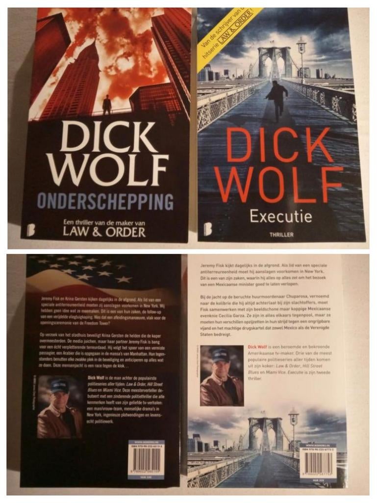 Dick Wolf thrillers, Ophalen of Verzenden, Zo goed als nieuw, Dick Wolf