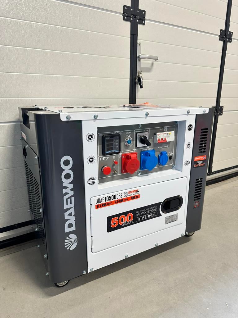 DAEWOO Aggregaat 10500! Nieuw! 8,1KVA, Ophalen, Nieuw, 5 tot 10 kVA, Dieselolie