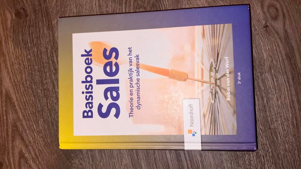 Basisboek Sales - Theorie en praktijk, 3e druk, Boeken, Ophalen of Verzenden, Gelezen, Economie en Marketing