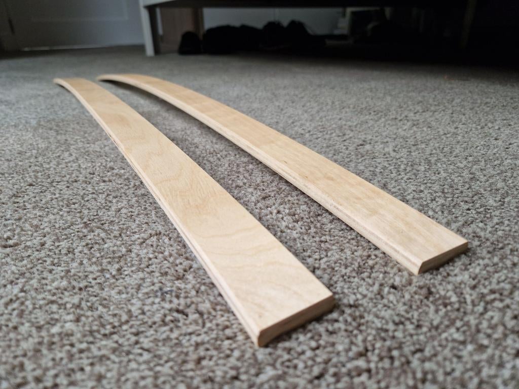 Houten latten 35, 50 of 70 mm breed, tbv lattenbodem., Ophalen of Verzenden, Eenpersoons, 200 cm, 90 cm