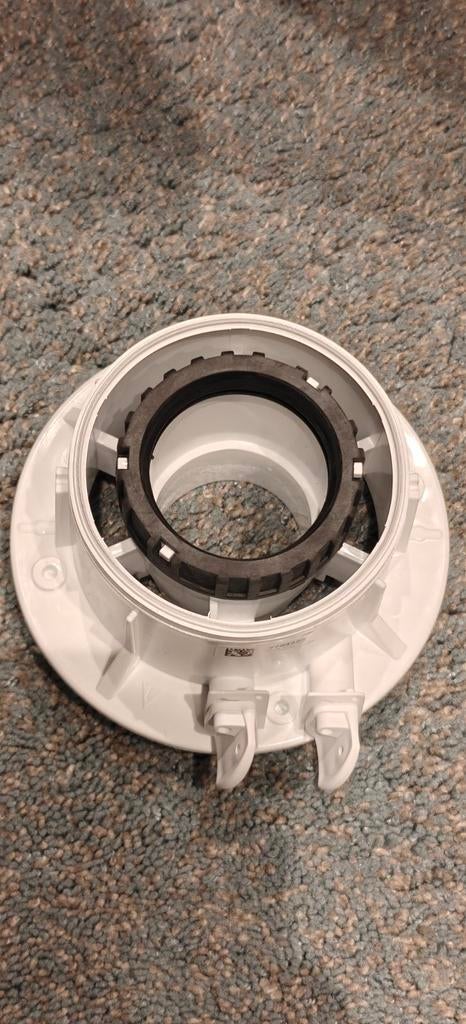 Te koop Nieuwe Adapter Rookgas en luchttoevoer Concentrisch, Doe-het-zelf en Verbouw, Ophalen of Verzenden, Nieuw, Minder dan 60 cm