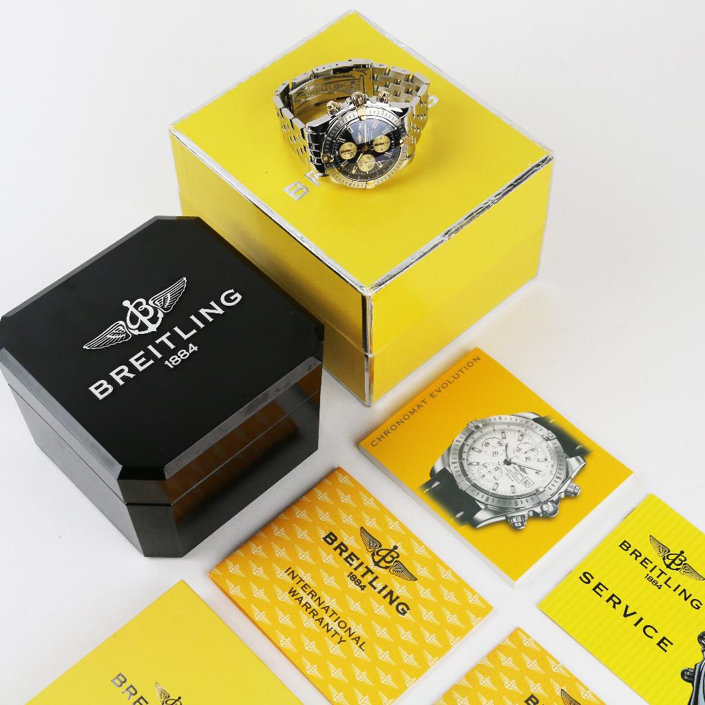 Breitling Chronomat Evolution 44 (Zeer goed/ 2008), Staal, Staal, Breitling, Polshorloge