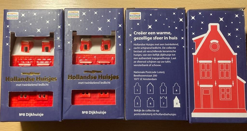 Hollands Huisjes Postcodeloterij nr 8 Dijkhuisje diverse, Ophalen of Verzenden, Zo goed als nieuw