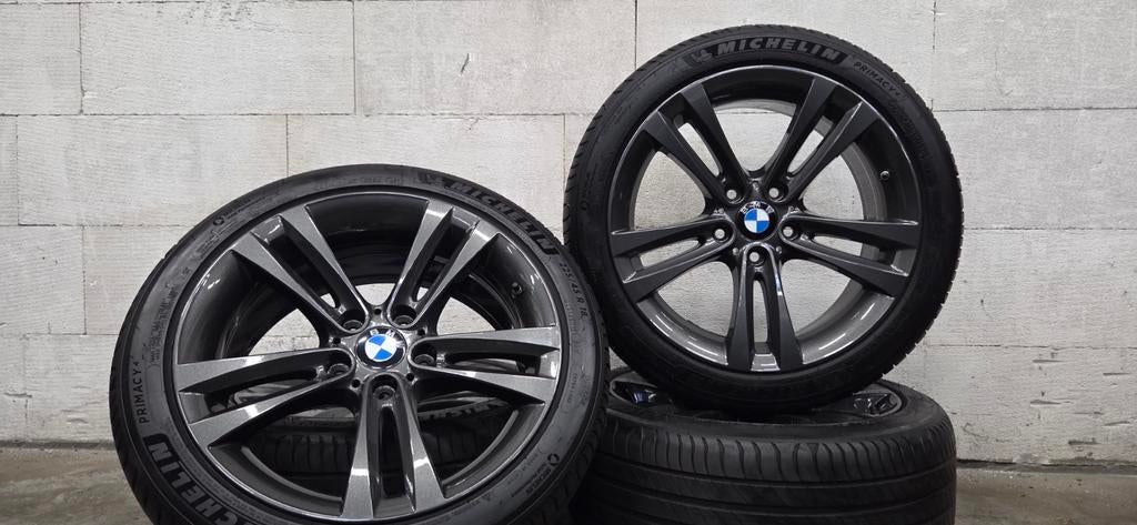 18" BMW 397 F30 F31 F32 F33 3-serie velgen Michelin zomerset, 18 inch, Gebruikt, Banden en Velgen, Ophalen of Verzenden