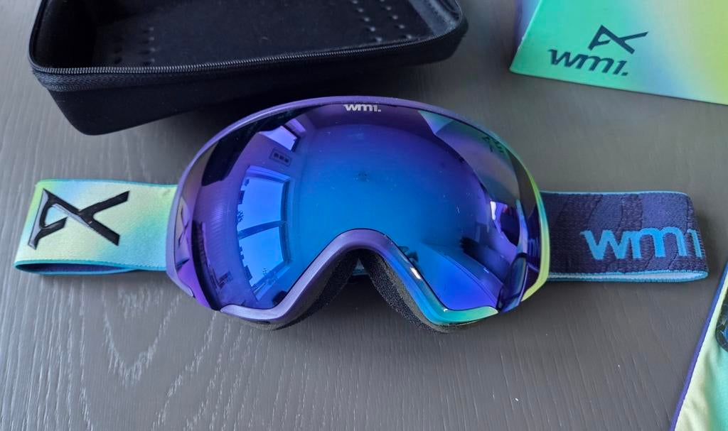 Anon women WM1 skibril / goggle - Australis blue cobalt, Overige merken, Gebruikt, Overige typen, Ophalen of Verzenden