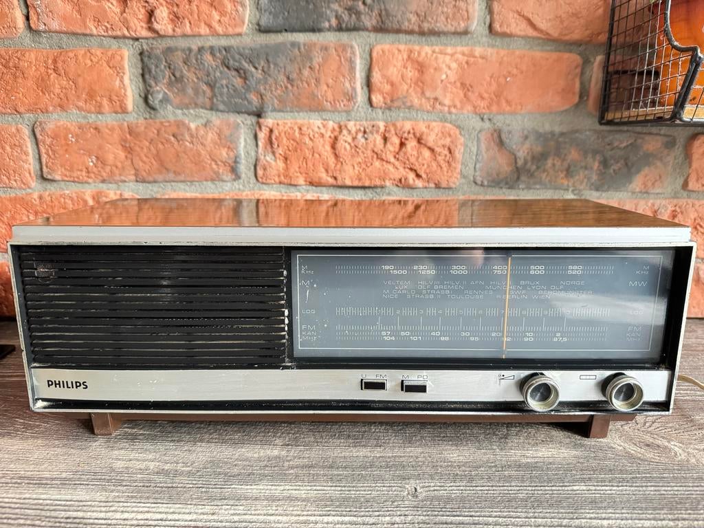 Philips 22RB192 Retro Radio - Vintage Design, Ophalen of Verzenden, Gebruikt, Radio