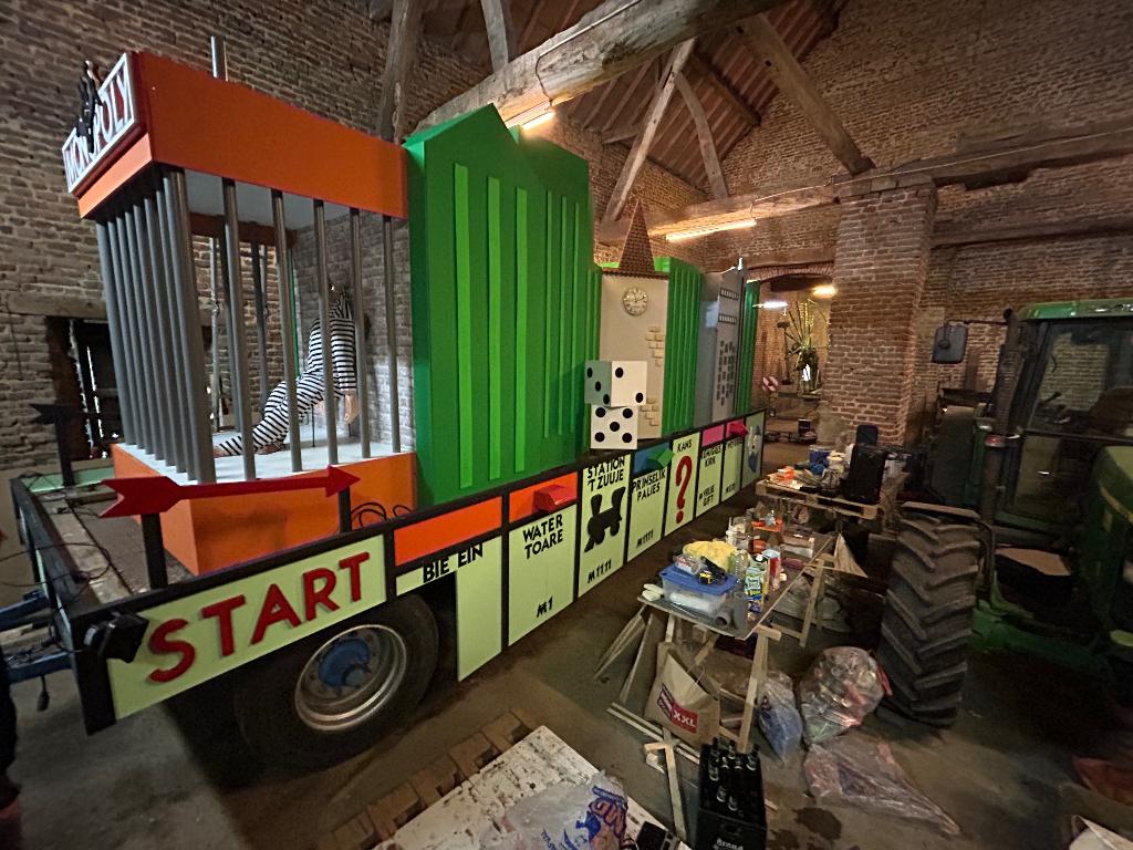 Carnval Decoratie wagen - Monopoly, Ophalen, Zo goed als nieuw, Versiering, Carnaval