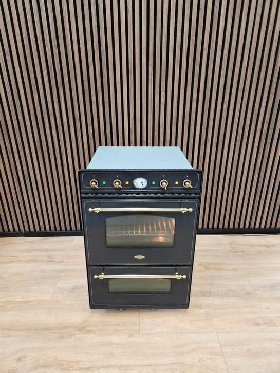 Prachtige Antraciet dubbele inbouw oven (Gratis bezorgen), 5258sh, Hete lucht, 60 cm of meer, Ophalen of Verzenden