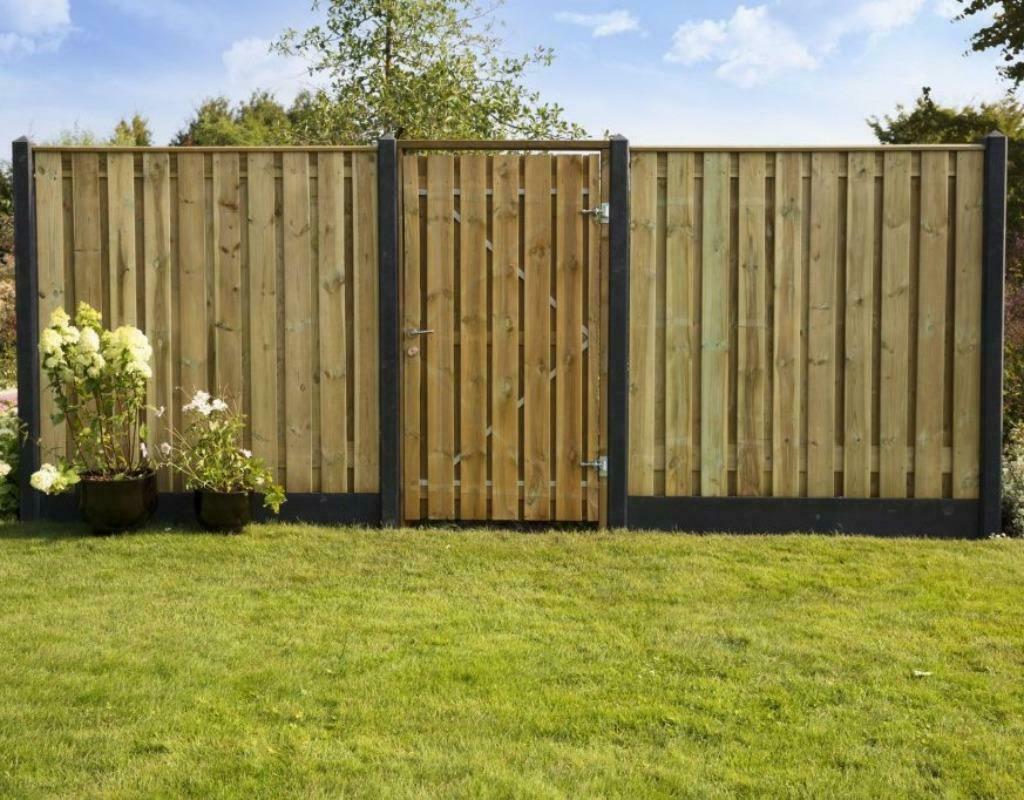 Groot assortiment poorten en tuindeuren!, Nieuw, Ophalen of Verzenden, 200 cm of meer, Looppoort