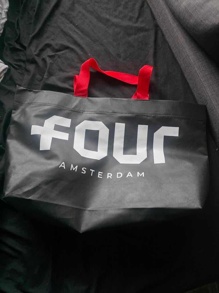 FOUR AMSTERDAM bigshopper groot nieuw, Sieraden, Tassen en Uiterlijk, Tassen | Schoudertassen, Ophalen of Verzenden, Nieuw, Zwart