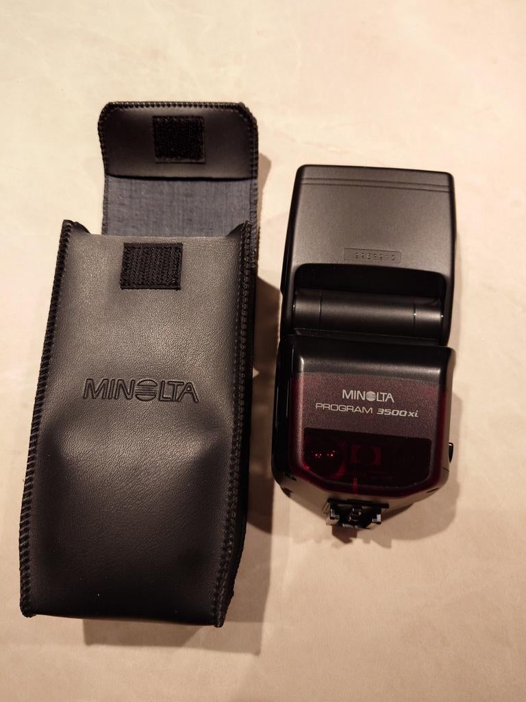 Minolta Program 3500xi Flitser - Goede Staat, Ophalen of Verzenden, Zo goed als nieuw, Overige merken