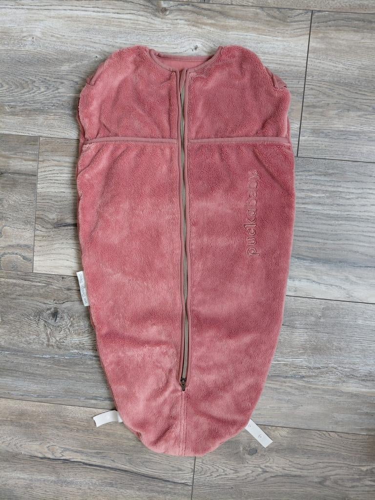 Puckababy mini, teddy Earth, zeer goede staat, Kinderen en Baby's, Ophalen of Verzenden, Zo goed als nieuw, Minder dan 70 cm, Bakerzak of Bakerdoek