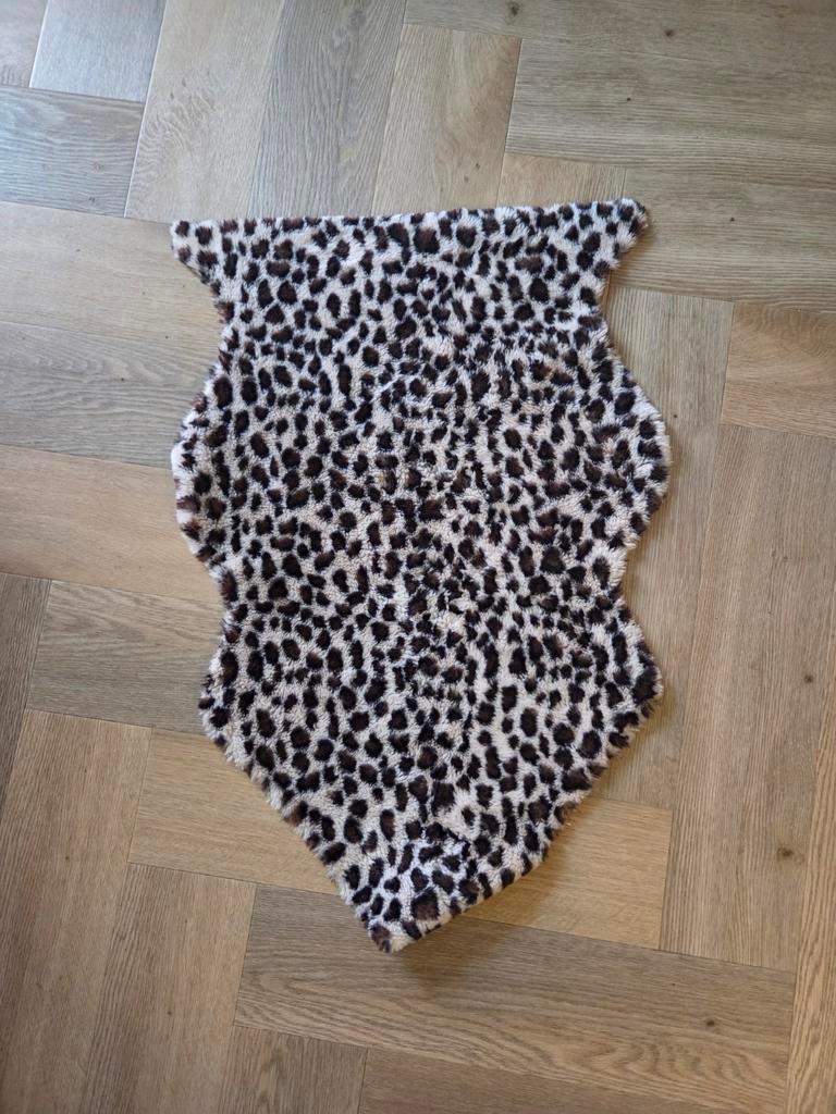 Luipaard print vloerkleedje, Ophalen of Verzenden, Rond, 50 tot 100 cm, 50 tot 100 cm