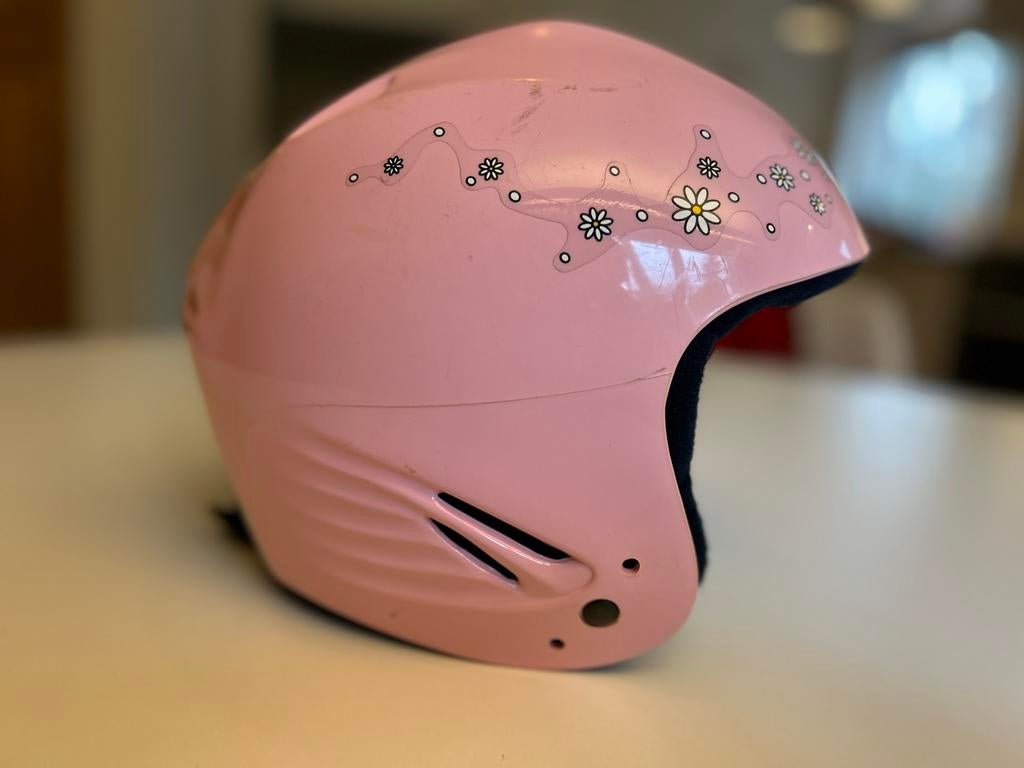 Boeri Skihelm Meisjes - Maat 65 cm, Sport en Fitness, Skiën en Langlaufen, Gebruikt, Overige typen, Skiën, Minder dan 100 cm