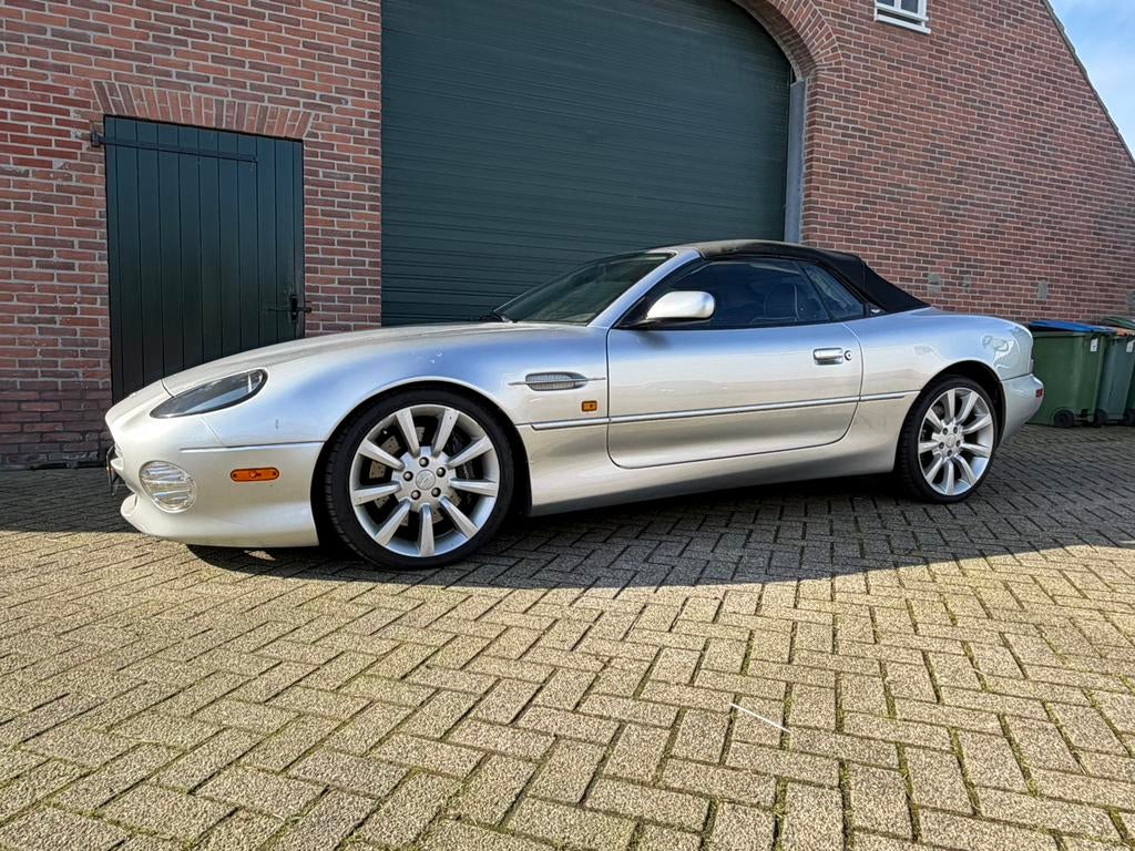Aston Martin DB7 Vantage V12 2003 Grijs, Auto's, Automaat, Achterwielaandrijving, 12 cilinders, Leder