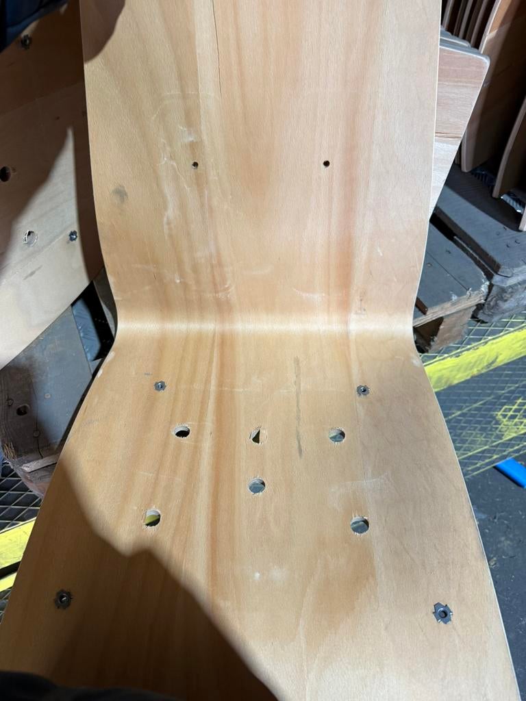 +- 70 stoel zitjes, Ophalen of Verzenden, Zo goed als nieuw, Hout