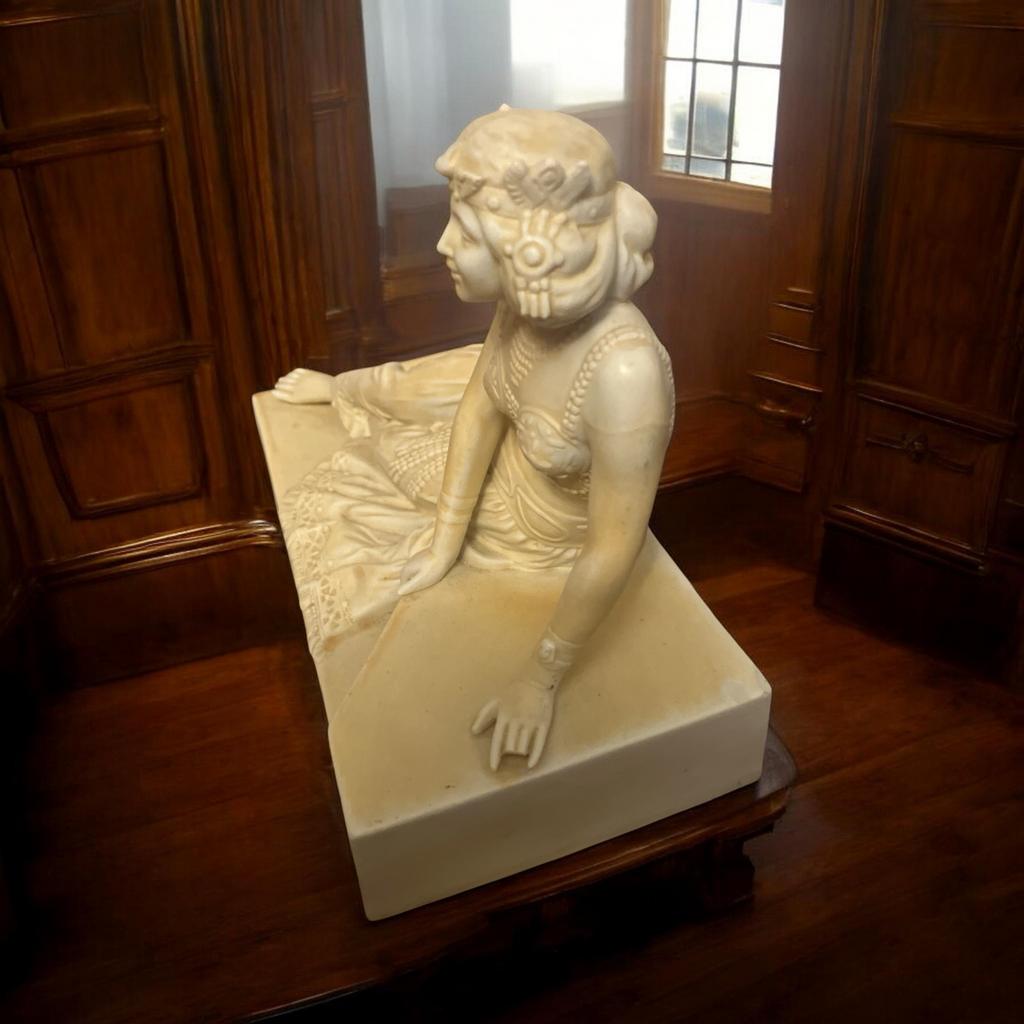 Art Nouveau Salome biscuit porseleinen beeldje jaren 20, Antiek en Kunst, Ophalen of Verzenden