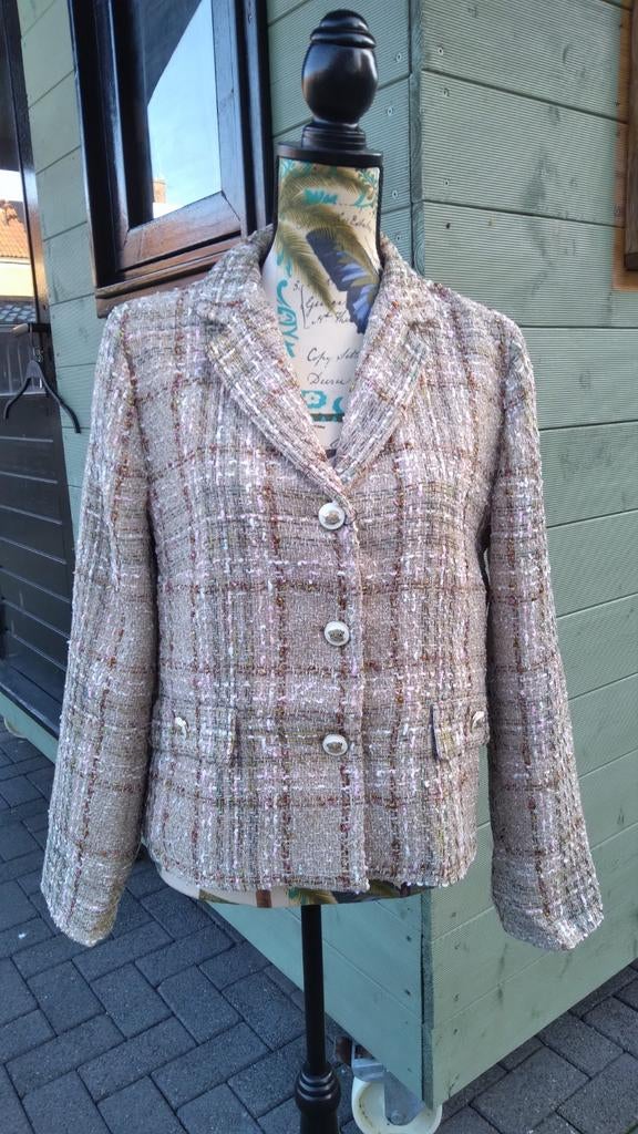 Zara Tweed blazer XL (40/42), Overige kleuren, Verzenden, Zara, Maat 42/44 (L)