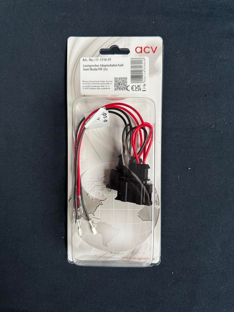 Speaker adapter kabel Volkswagen/Seat/Skoda, Ophalen of Verzenden, Nieuw, Volkswagen