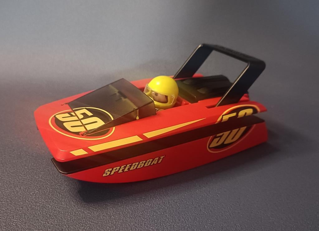 Playmobil 4341 Meeneem Speedboot, Kinderen en Baby's, Speelgoed | Playmobil, Gebruikt, Complete set, Ophalen of Verzenden