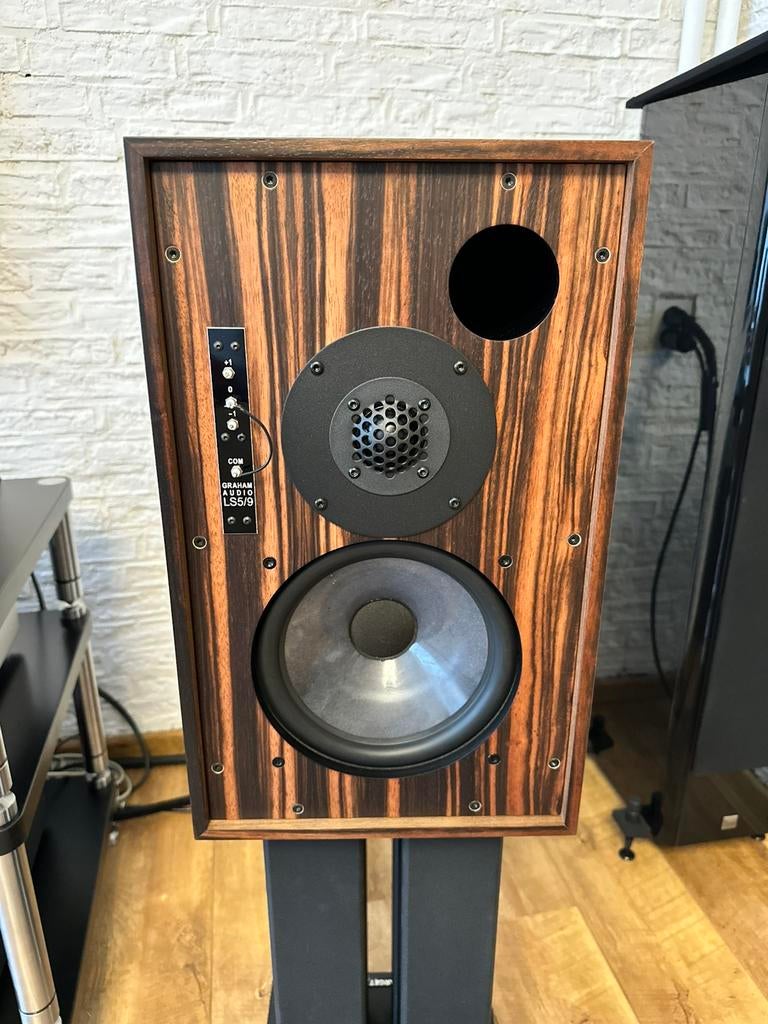 Graham Audio LS5/9, Audio, Tv en Foto, Luidsprekers, Zo goed als nieuw, Front, Rear of Stereo speakers, 120 watt of meer, Overige merken