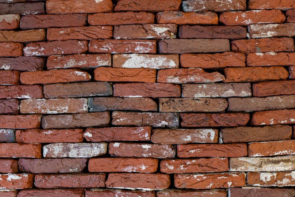 Antieke rode bruine rijntjes 8.500 Hollands ca 17-18x4!