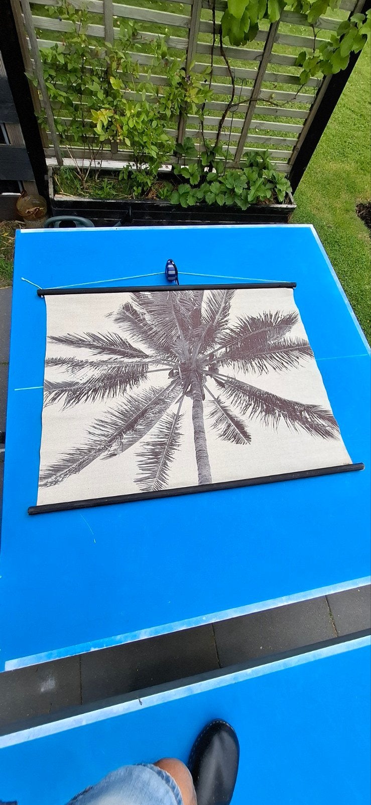Palmboom H.K.Living, ophanging. 105 bij 80 cm, ., Ophalen, Wandhanger, 80 cm, Meerkleurig