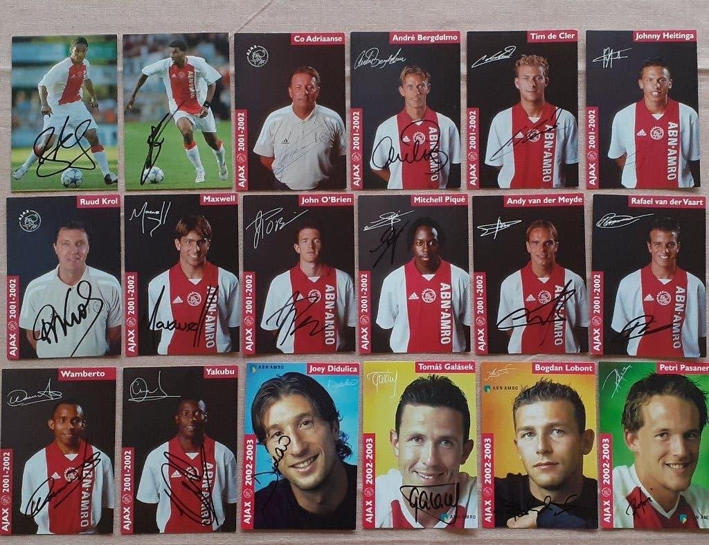 AJAX spelerskaarten, posters en boeken, Verzamelen, Ophalen of Verzenden, Zo goed als nieuw, Ajax, Spelerskaart