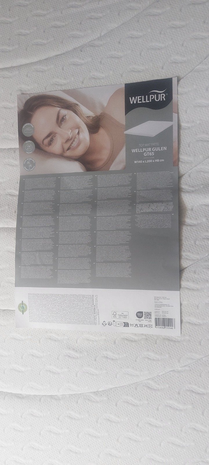 Topmatras 140x200 en 8cm dik (softgel), Huis en Inrichting, Ophalen, Zo goed als nieuw, Tweepersoons, 140 cm
