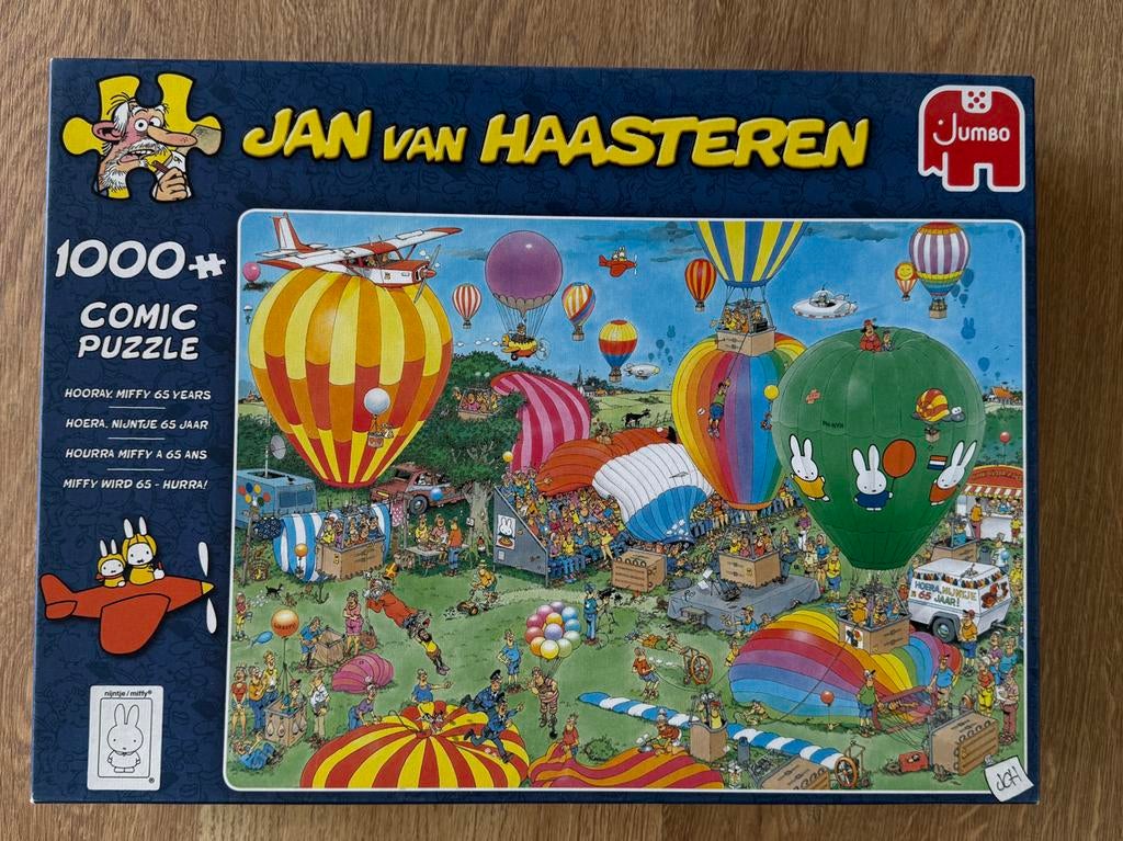Jan van Haasteren 1000 puzzel - Nijntje, Ophalen of Verzenden, 500 t/m 1500 stukjes, Zo goed als nieuw, Legpuzzel