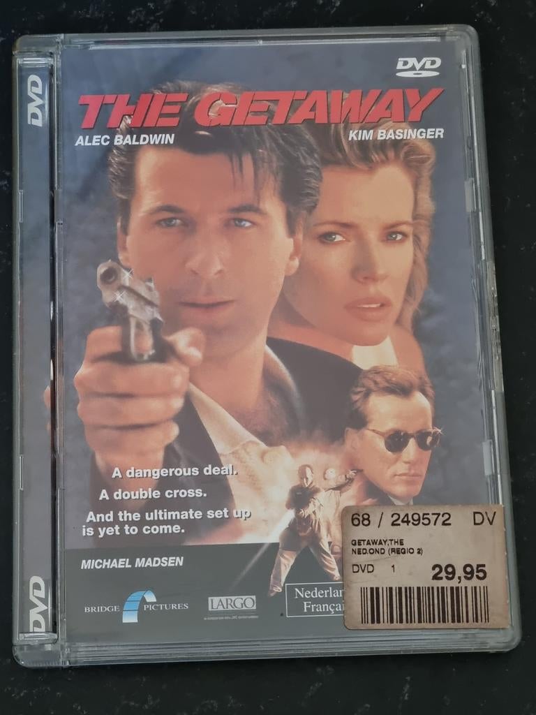 The Getaway DVD - Kim Basinger en Alec Baldwin, Vanaf 12 jaar, Ophalen of Verzenden, Zo goed als nieuw, Actiethriller