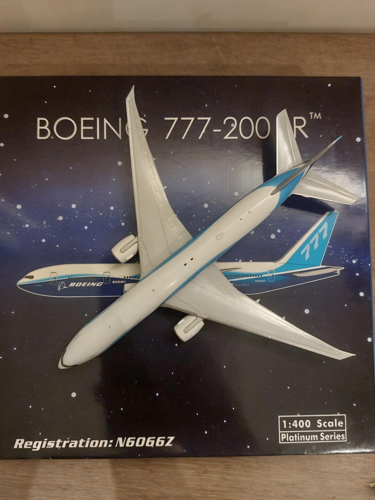 Boeing 777-200LR Boeing Factory Livery 1:400, Overige merken, 1:200 of kleiner, Nieuw, Ophalen of Verzenden