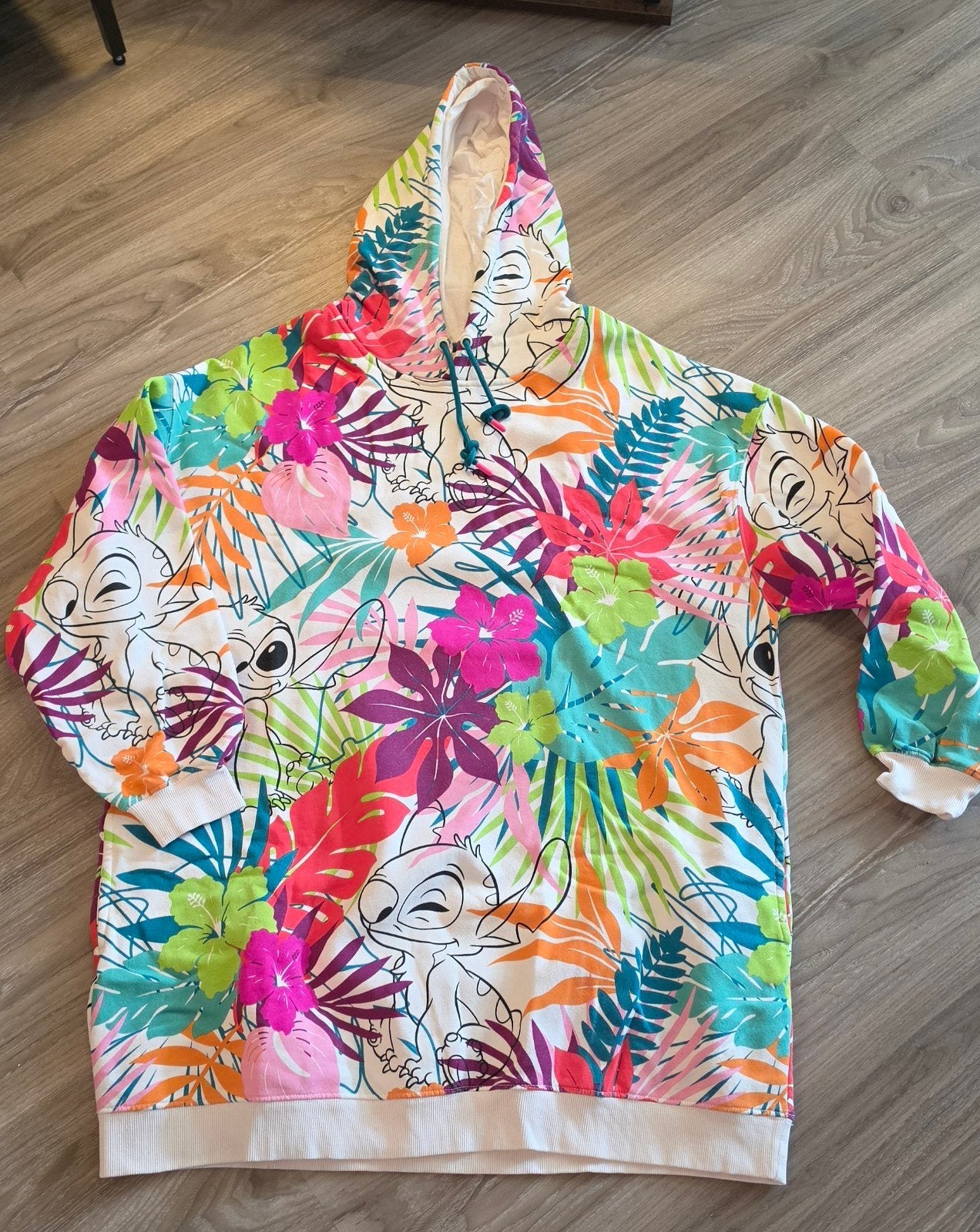 Stitch Hoodie Disneyland Parijs - XL - Zo goed als nieuw, Disney, Meerkleurig, Maat 46/48 (XL) of groter, Ophalen of Verzenden