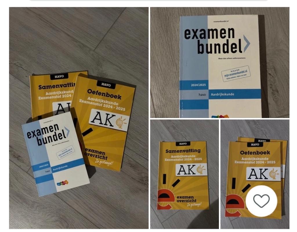 GRATIS HAVO examen oefenboeken Aardrijkskunde, Ophalen, Zo goed als nieuw, HAVO, Aardrijkskunde
