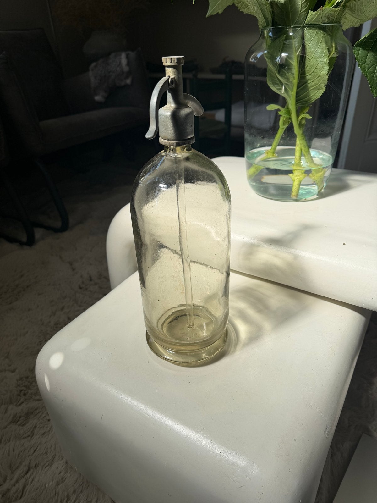 Vintage Sifonsoda fles - Glazen Soda Sifon, Antiek en Kunst, Ophalen