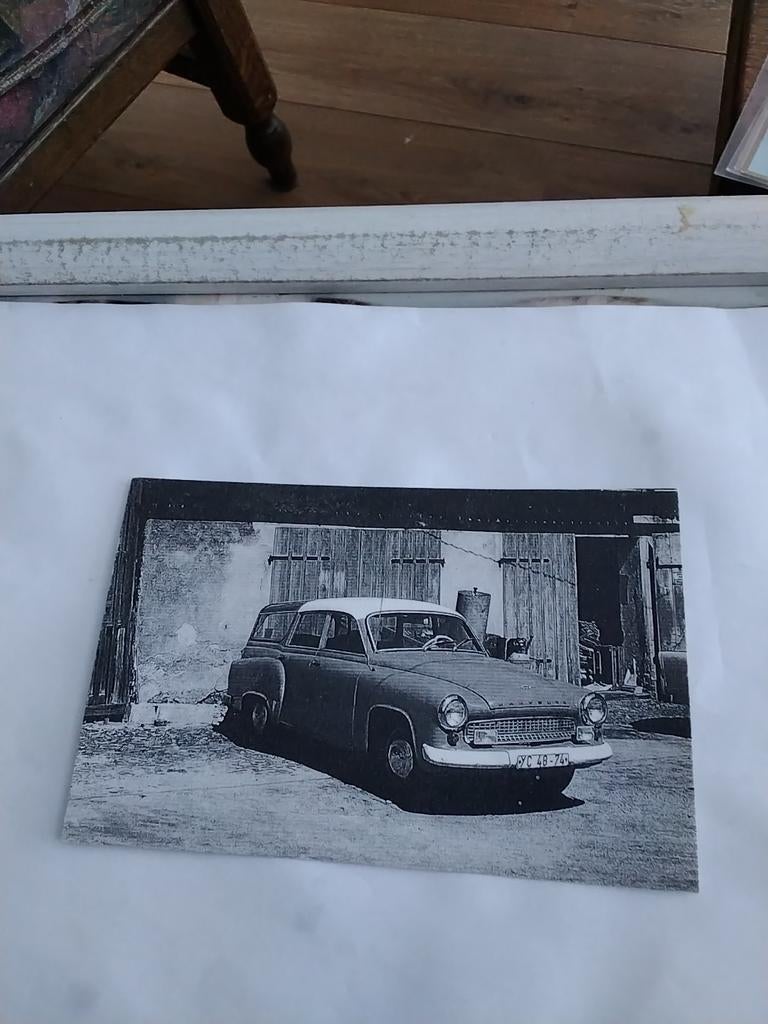 KLASSIEKE PERSONENAUTO. WARTBURG 311 - DDR, Ophalen of Verzenden, Voor 1920, Sterren en Beroemdheden