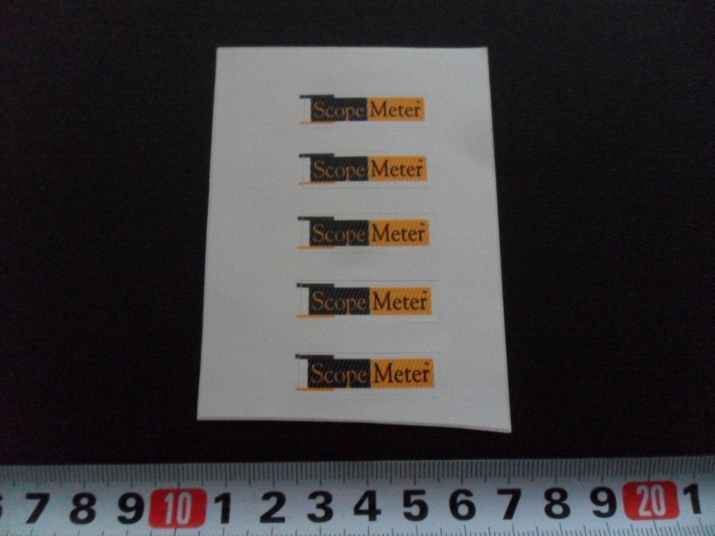 sticker set Scope Meter  *, Ophalen of Verzenden, Zo goed als nieuw