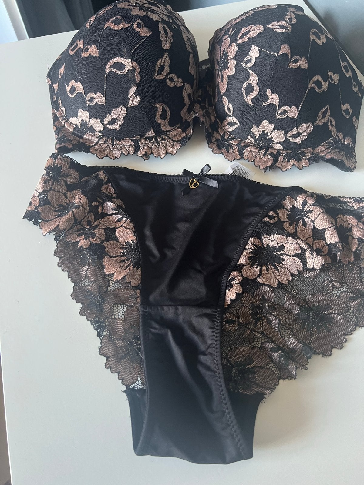 Luxe Lingerie Set:, Ophalen of Verzenden, Zwart, Setje
