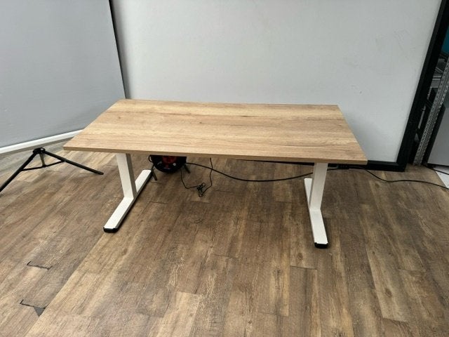 Elektrisch zit sta bureau Markant Matrix Click wit, Ophalen, Zit-sta bureau, Elektrisch, Metaal