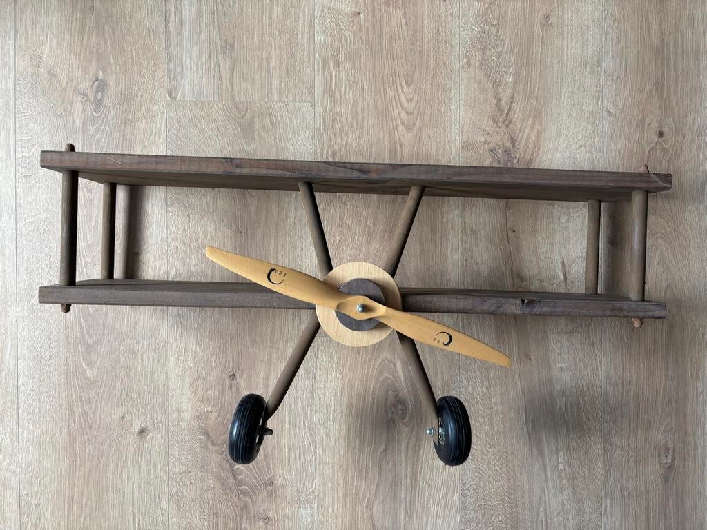 Houten Vliegtuig Decoratie / Boekenplank, Ophalen of Verzenden, Zo goed als nieuw