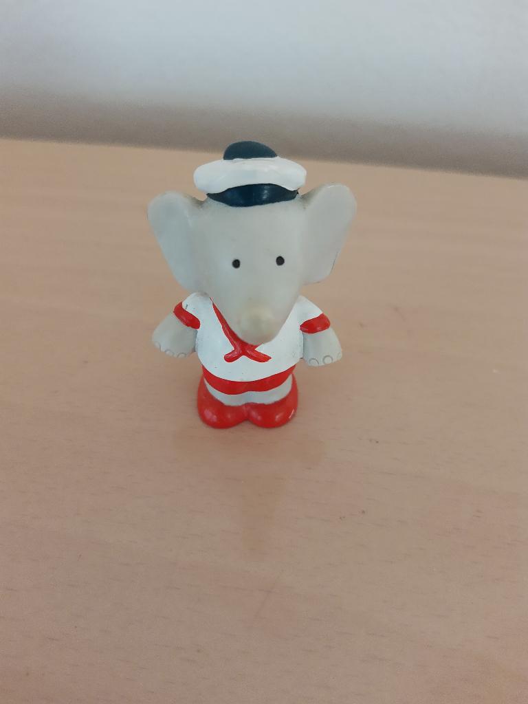 Vintage Babar Plastoy (1995), Verzamelen, Ophalen of Verzenden, Gebruikt, Tv, Actiefiguur of Pop