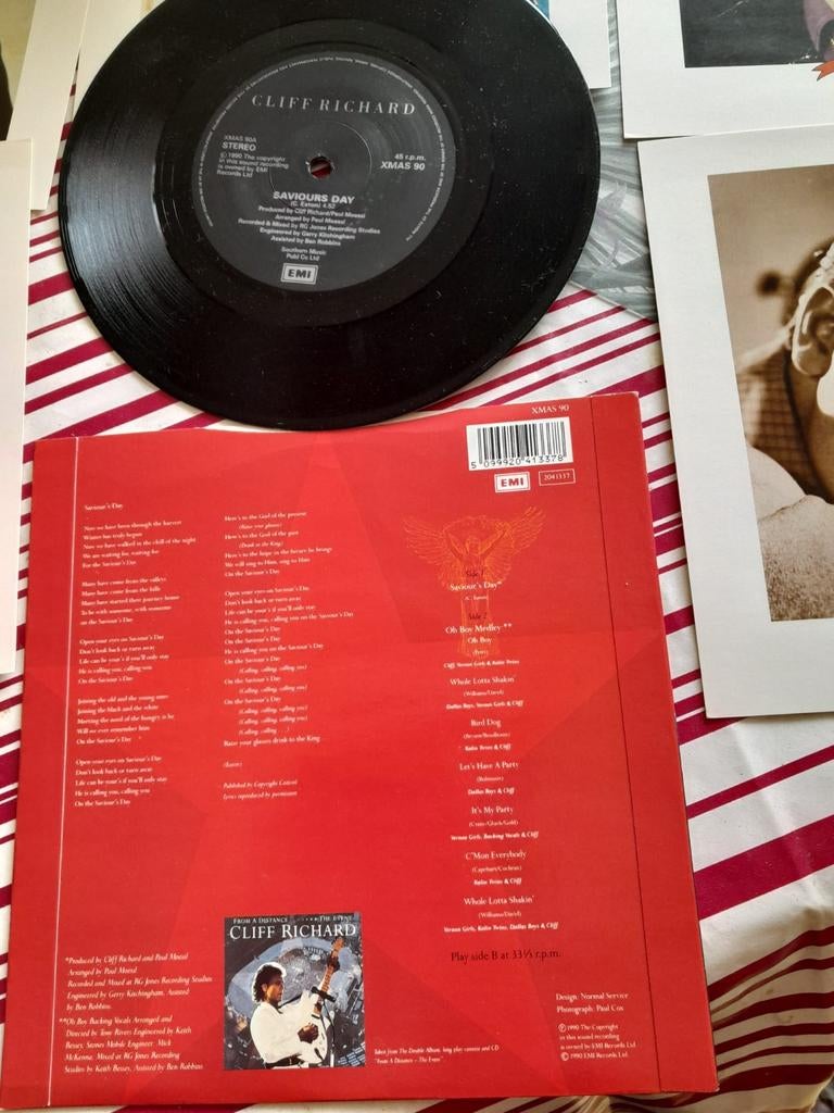 Vinyl single cliff richard exclusief, Ophalen of Verzenden, Gebruikt, Overige formaten, Poprock