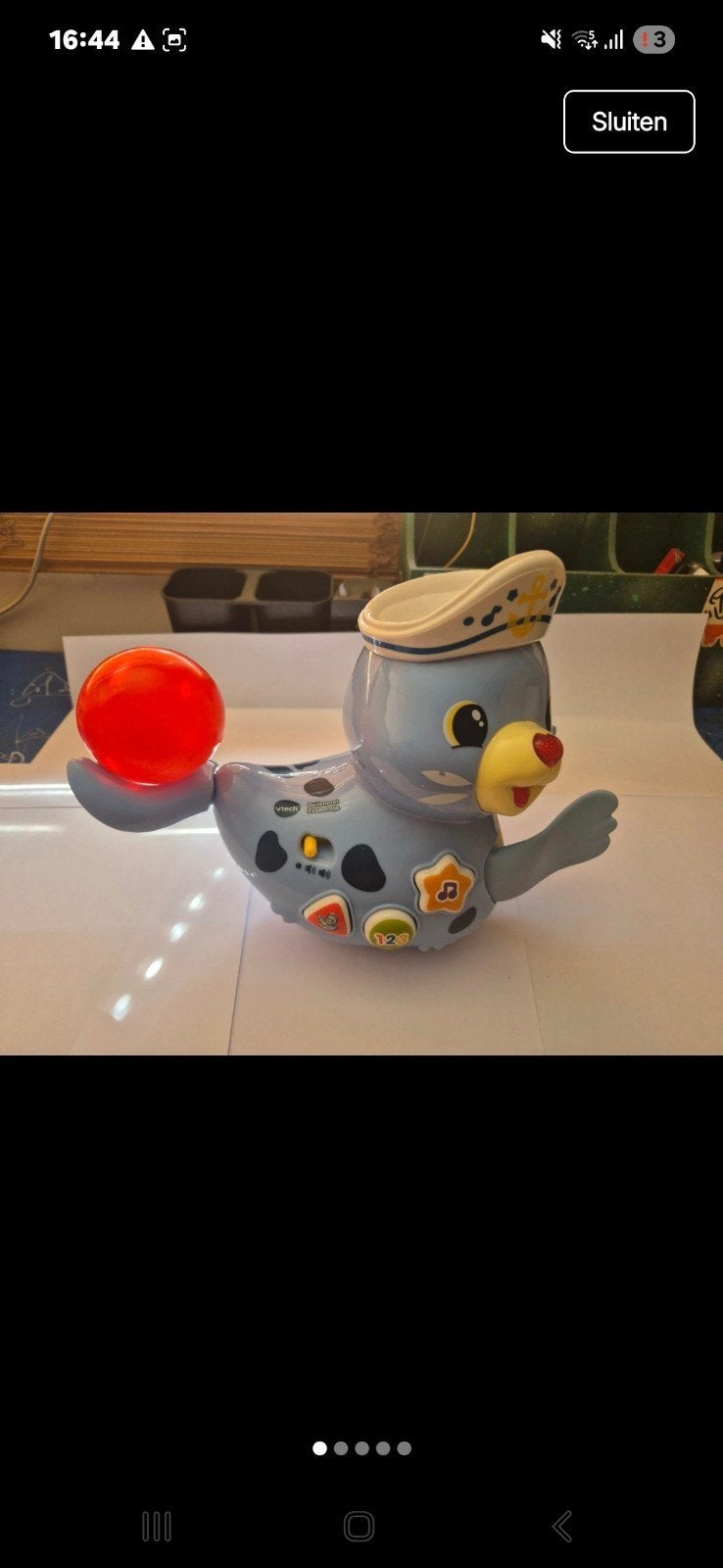 VTech Ballenpret Zeehondje( fotos komen van me vinted ), Ophalen of Verzenden, Jongen of Meisje