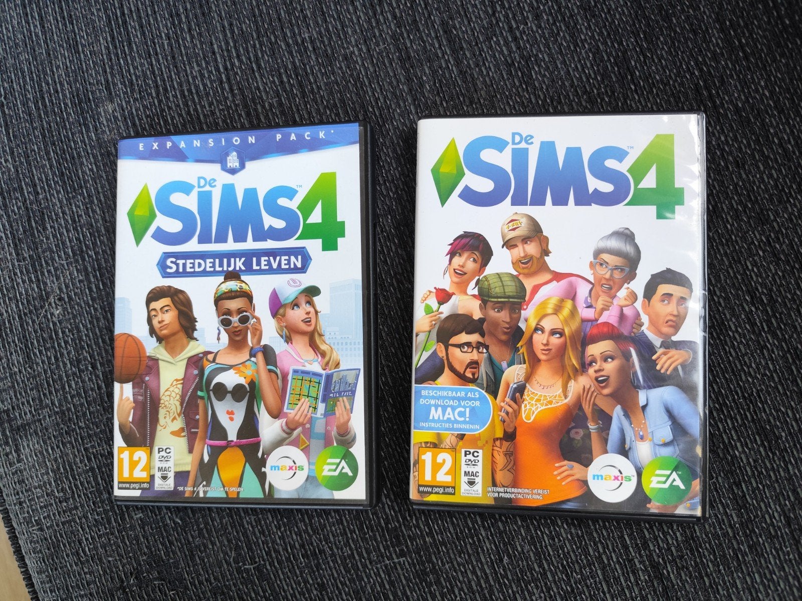 De Sims 4 + Stedelijk Leven Uitbreidingspakket PC/Mac, 1 speler, Ophalen of Verzenden, Zo goed als nieuw, Vanaf 12 jaar