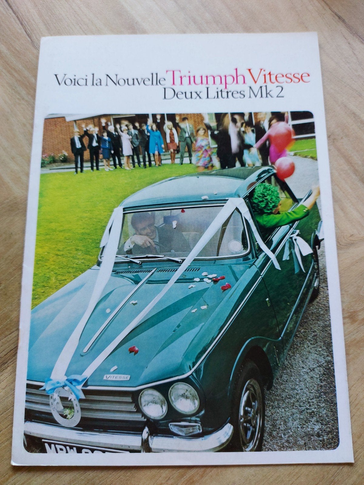Franstalige Triumph Vitesse MK2 folder, Ophalen of Verzenden, Zo goed als nieuw, Overige merken