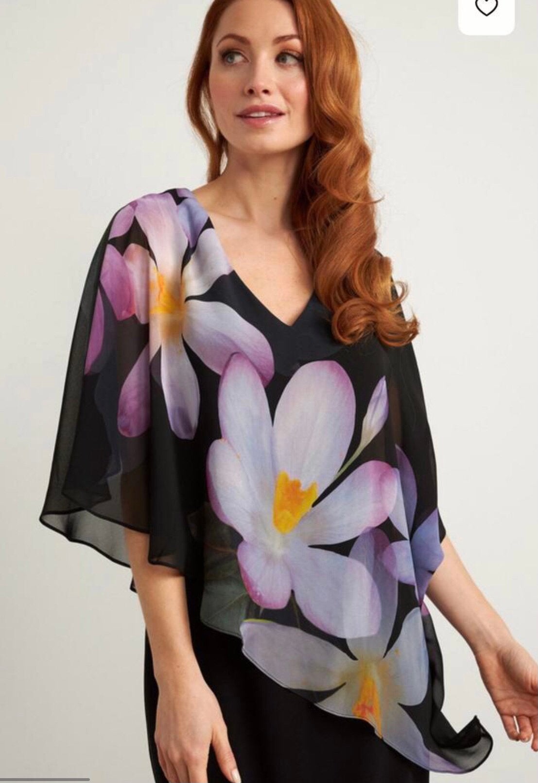 Ribkoff luxe elegante jurk zwart met kleurrijke overlaag 42, Kleding | Dames, Maat 42/44 (L), Nieuw, Onder de knie, Meerkleurig