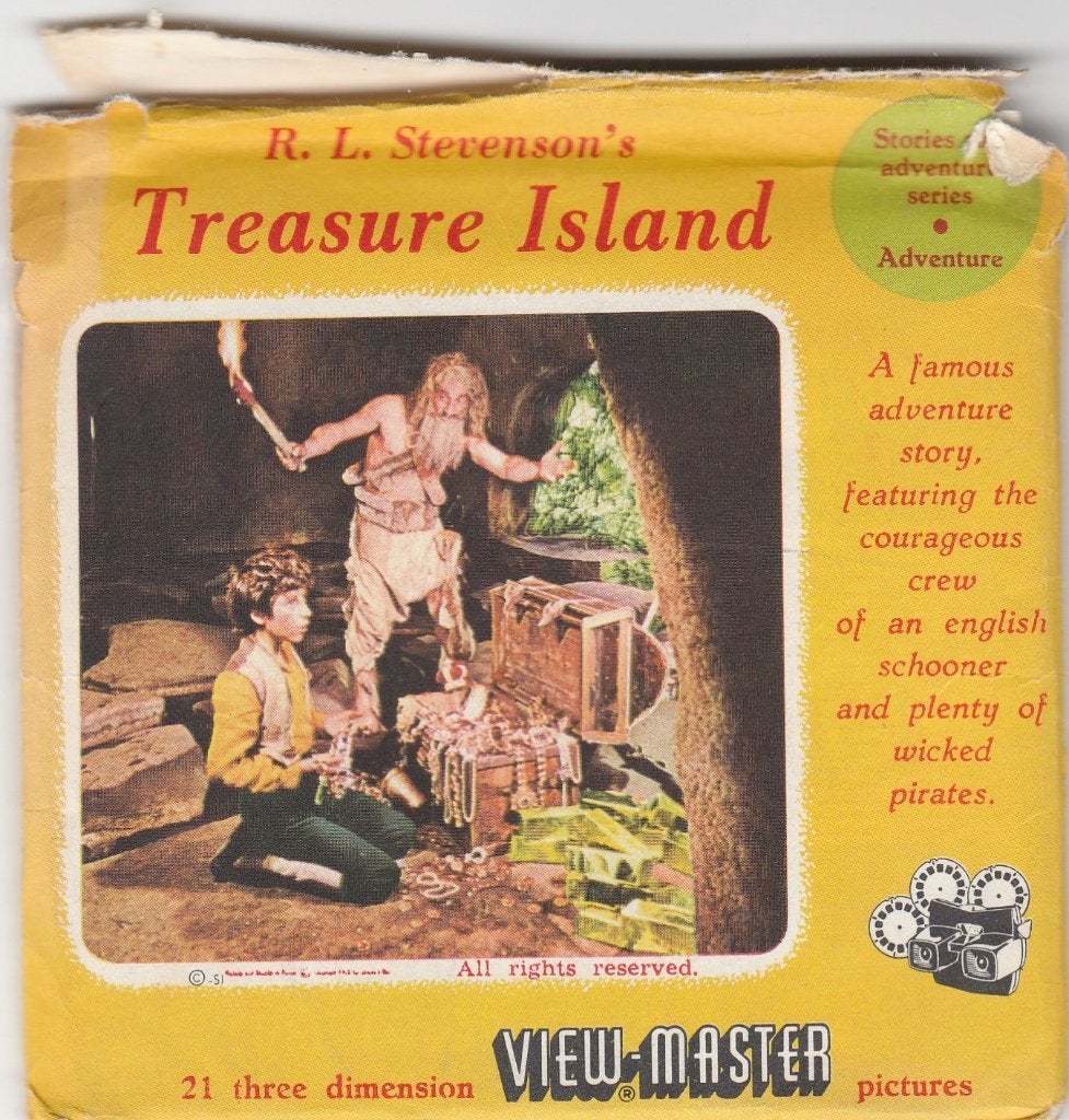 view master SCHATEILAND viewmaster, Ophalen of Verzenden, Zo goed als nieuw