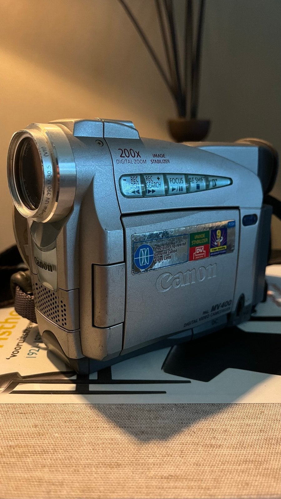 Canon MV400 Mini DV Camcorder - Vintage Videocamera, Ophalen, Gebruikt, Canon, Overige soorten