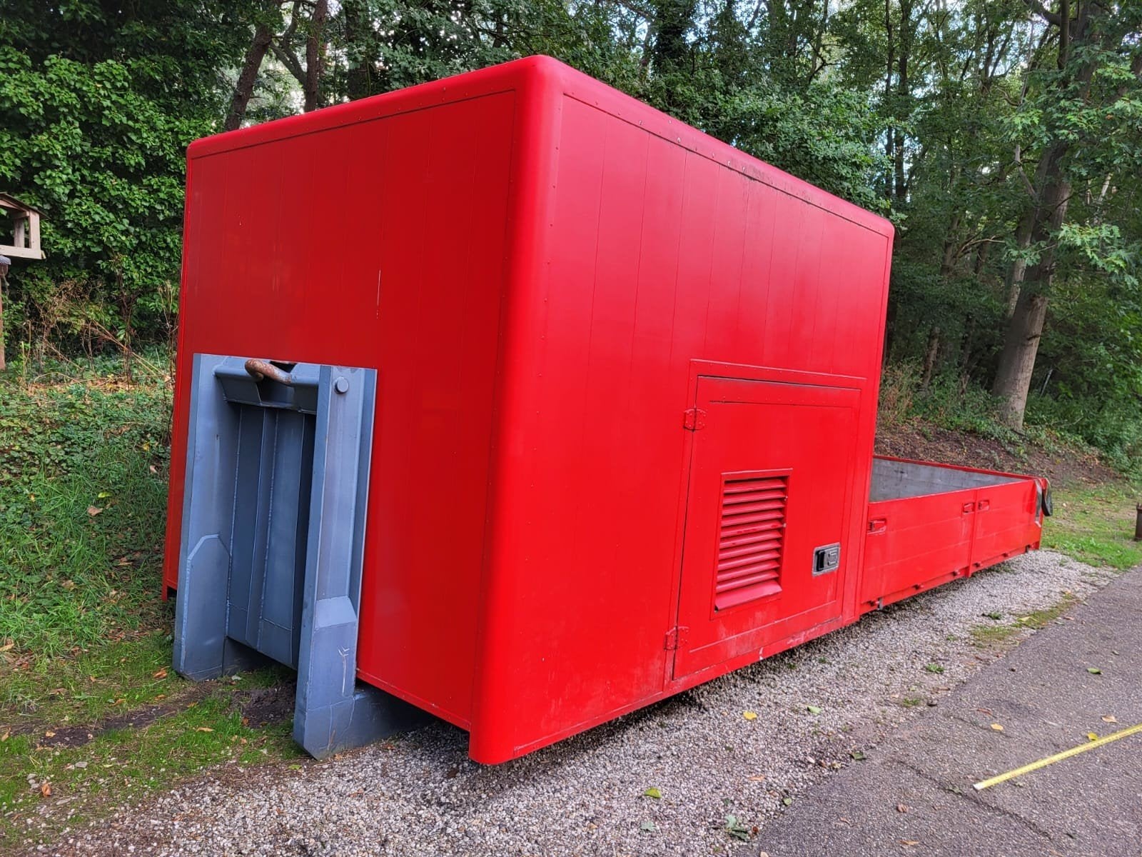 Container flat met haakarmsysteem - 7,20 meter lang, Ophalen, Onbekend, Niet van toepassing, Niet van toepassing